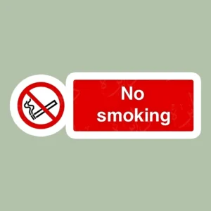 استیکر ژله ای طرح NO SMOKING i14 - بزرگ