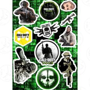 استیکر کالکشن طرح CALL OF DUTY H5