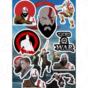استیکر کالکشن طرح GOD OF WAR H2