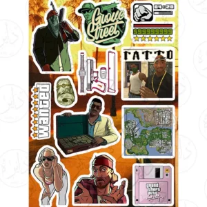 استیکر کالکشن طرح GTA H4