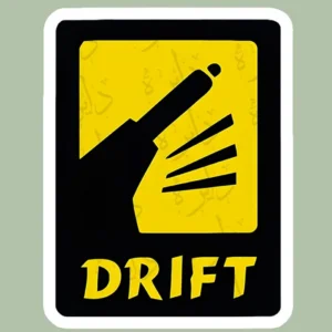 استیکر ژله ای طرح DRIFT F39 - بزرگ