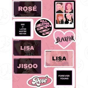 استیکر کالکشن طرح BLACK PINK B15