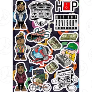 استیکر کالکشن طرح  HIP HOP B13