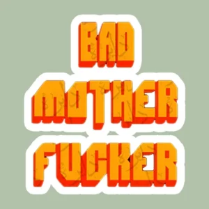 استیکر ژله ای طرح BAD MOTHER F i19 - متوسط