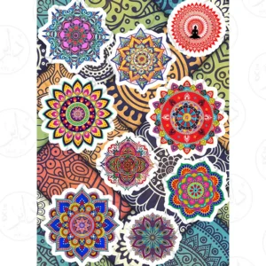 استیکر کالکشن طرح ماندلا F47