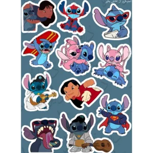 استیکر کالکشن طرح STICH A45