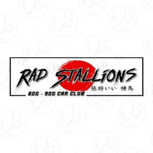 استیکر اسلپ طرح RAD STALLIONS S36