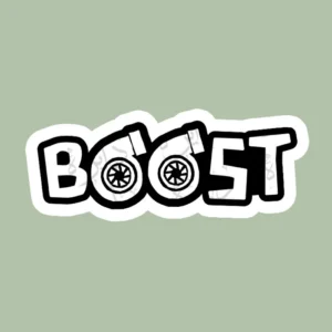 استیکر ژله ای طرح BOOST F1 - بزرگ