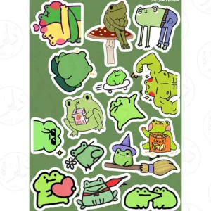 استیکر کالکشن طرح قورباغه G3