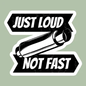 استیکر ژله ای طرح JUST LOUD F5 - بزرگ