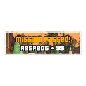 استیکر اسلپ طرح MISSION PASSED S82