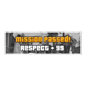 استیکر اسلپ طرح MISSION PASSED S81
