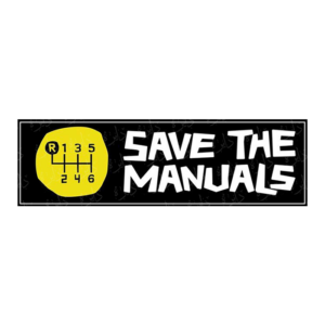 استیکر اسلپ طرح SAVE THE MANUALS S75