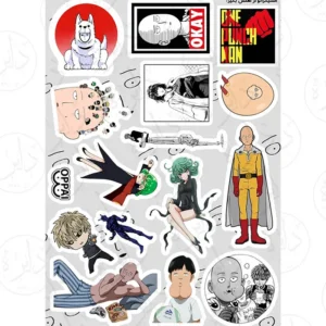 استیکر کالکشن طرح ONE-PUNCH MAN A34