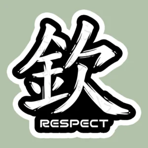 استیکر ژله ای طرح RESPECT F69 - بزرگ