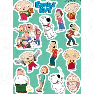 استیکر کالکشن طرح FAMILY GUY A40