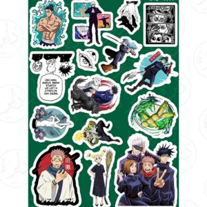 استیکر کالکشن طرح Jujutsu Kaisen2 A3