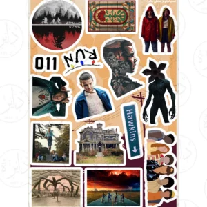 استیکر کالکشن طرح STRANGER THING D25