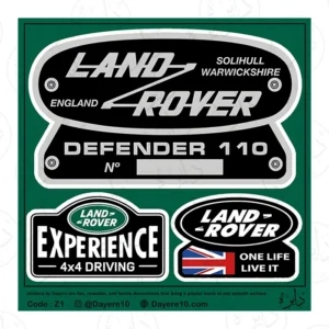 استیکر بزرگ طرح لندرور LANDROVER Z1